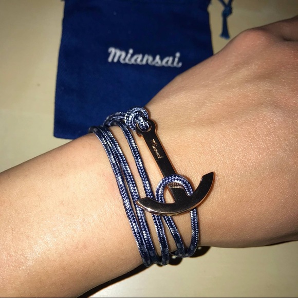 Miansai Gold Anchor Rope Wrap Bracelet - Picture 4 of 7